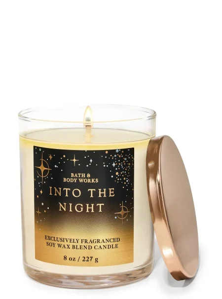 Bath & Bady Works Candle into the night