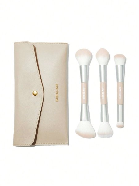 SHEGLAM Glam 101 Essentials Brush Set With Bag