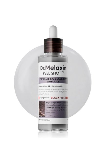Dr. melaxin exfolating black rice ampoule