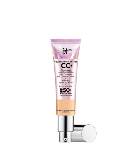 it cosmetics cc+ cream illumination full coverage foundation with SPF 50+