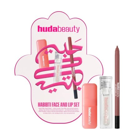 Huda Beauty Habibti Face And Lip Set